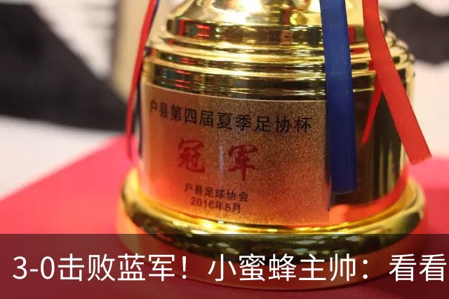 3-0击败蓝军！小蜜蜂主帅：看看那些球队砸的钱，那只是纸面实力